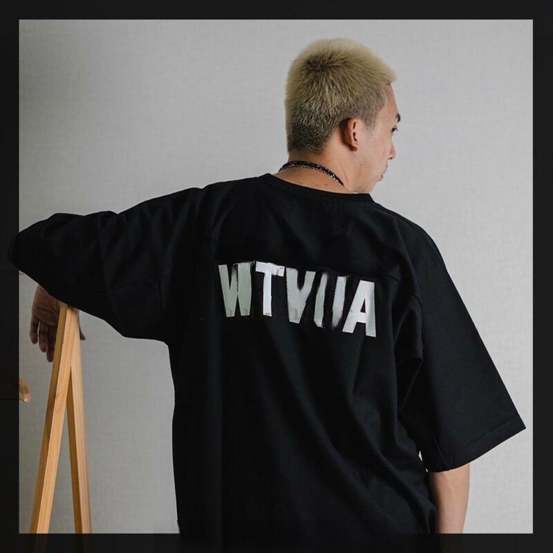 WTAPS WTVUA 2023 SS 新款日系 刺繡分割 短袖T恤