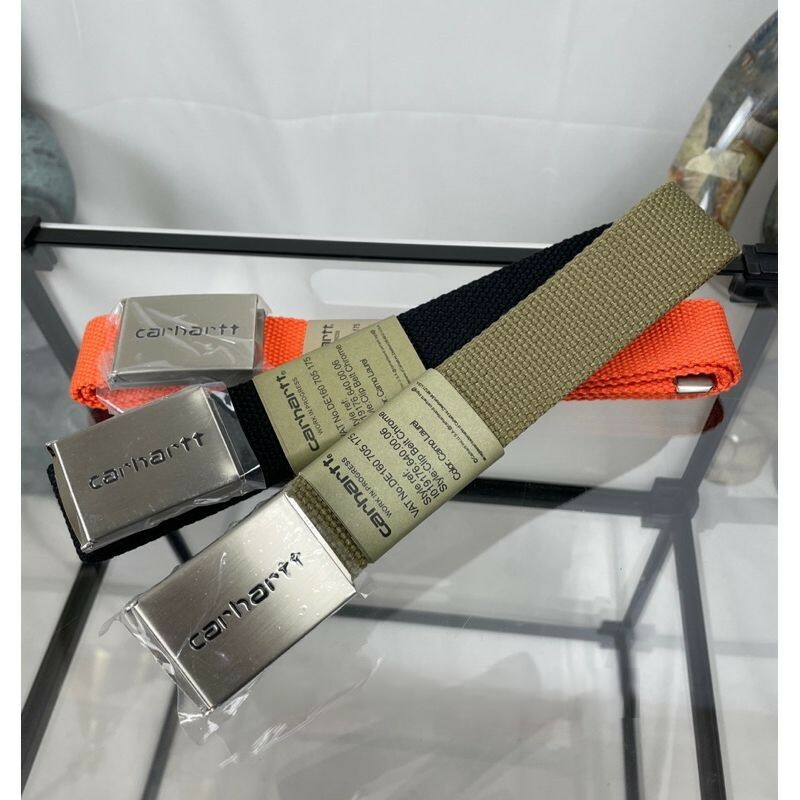 Carhartt CLIP BELT金屬銅扣軍事風帆布腰帶 皮帶 Carhartt皮帶