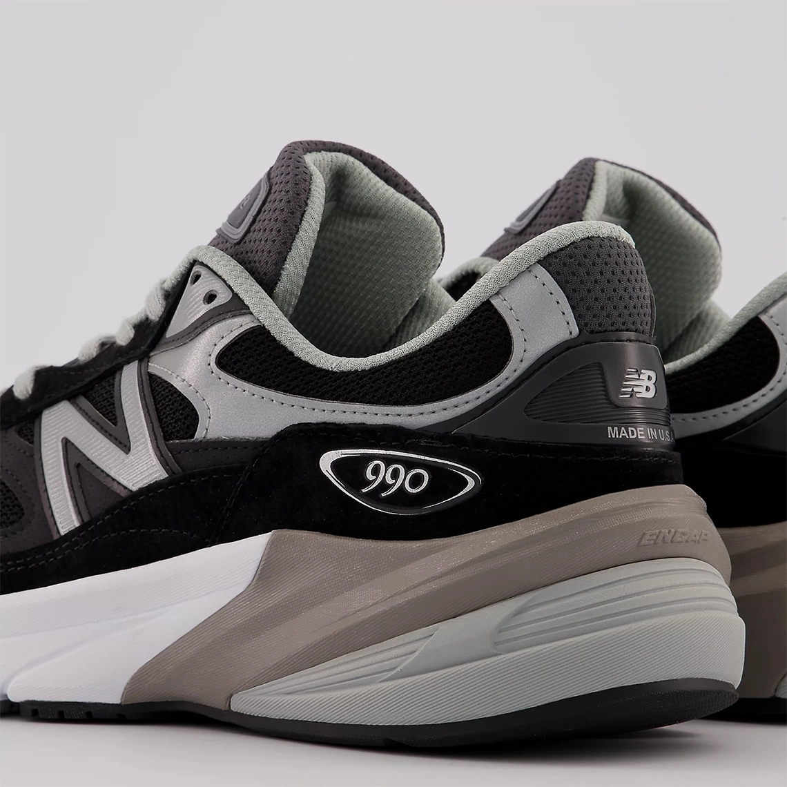 New Balance 990 MADE US 990v6 “ Black/Grey ” 復古風黑灰男女