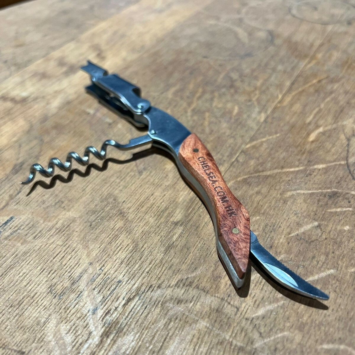 Chelsea waiter's friend 花梨木開酒器/海馬酒刀/開酒刀 [C-5834]