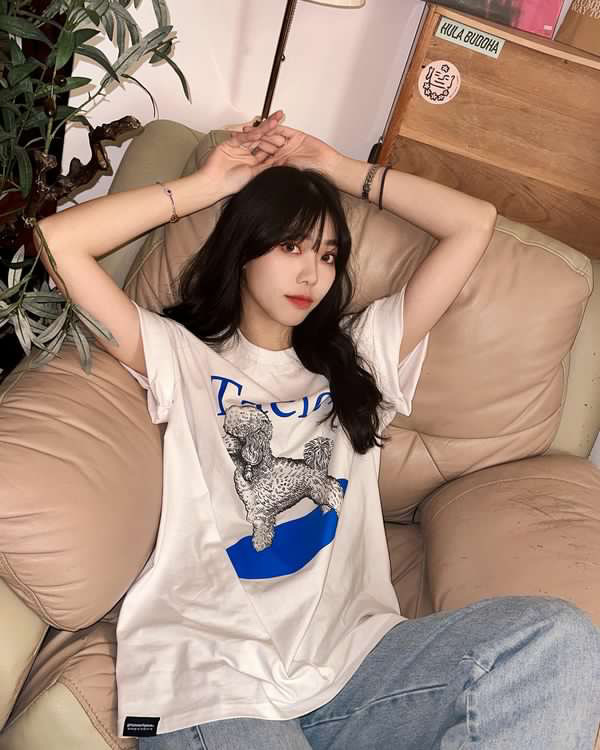 🇰🇷韓國 Groove Rhyme 23SS 狗狗 印花 短袖