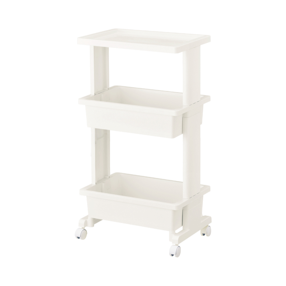 日本JEJ ASTAGE  Table Wagon+ 組合式檯面3層置物推車-加高款