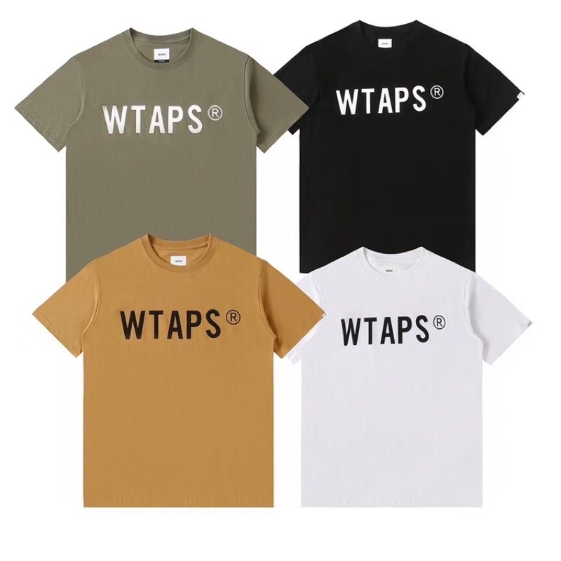 WTAP短袖WTAPS BANNER SS/COTTON TEE 雙面經典LOGO寬鬆 T恤 短袖