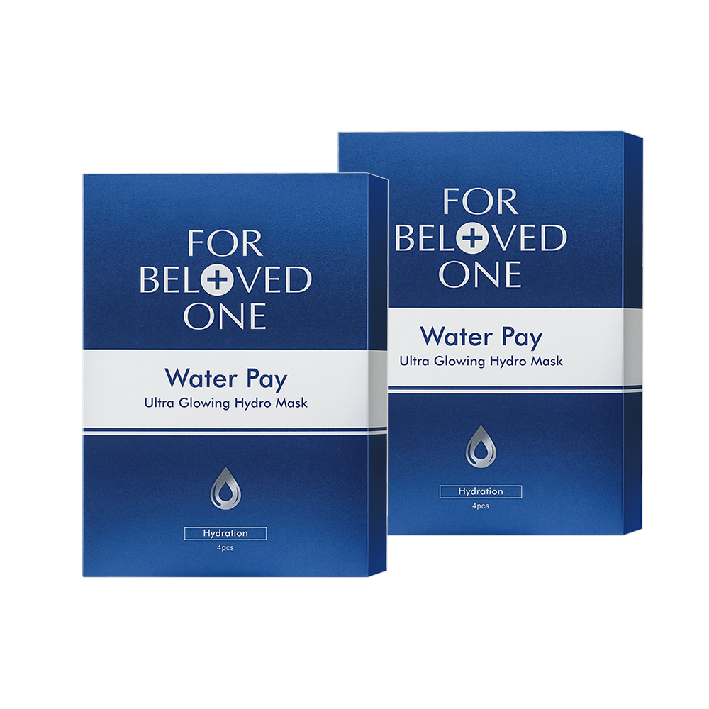 Water Pay 水能亮微酵保濕大光圈面膜 4片/盒 (2盒)