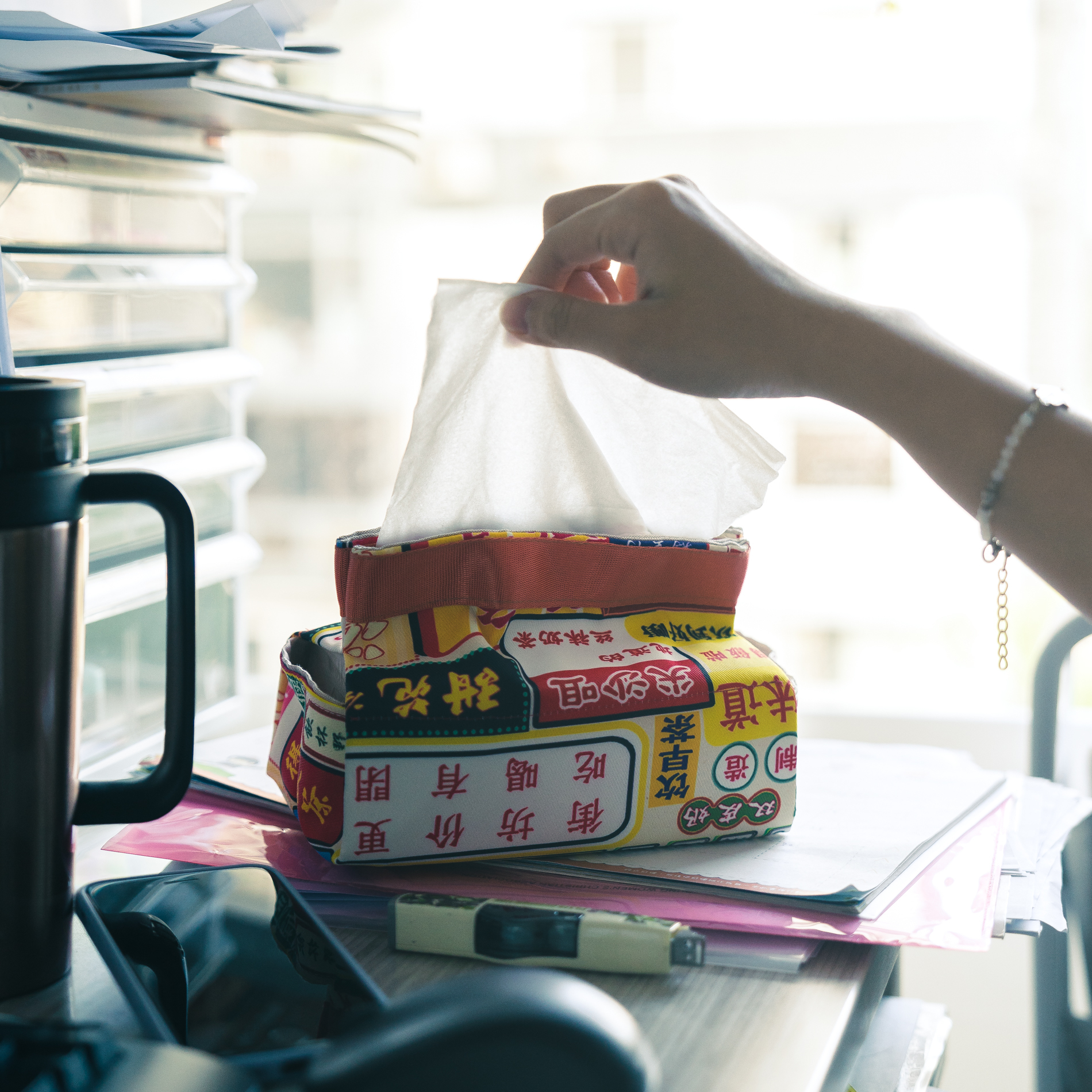 紙巾盒套 - 大排檔造型 (小)