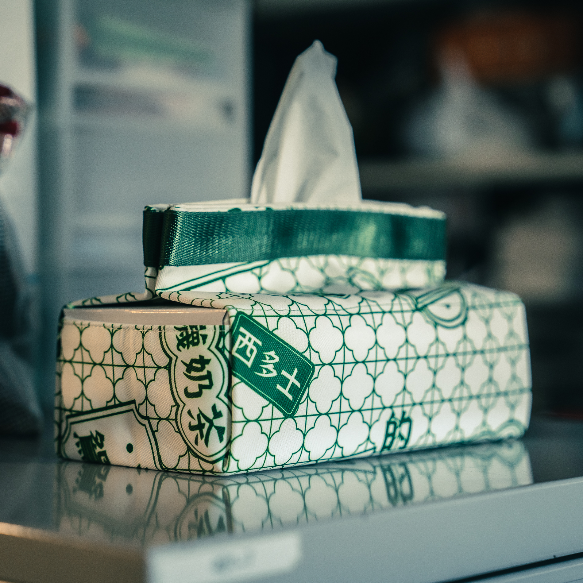 紙巾盒套 - 茶餐廳檯布造型 (大)