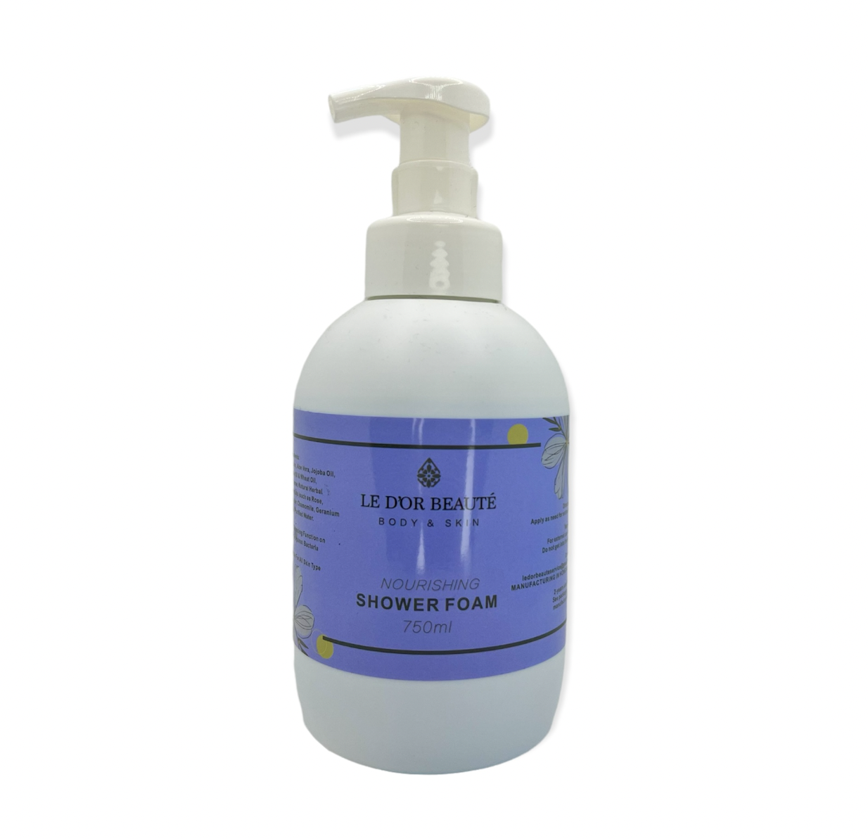 LE D’OR BEAUTÉ 全天然舒緩皮膚敏感沐浴泡泡 750ml
