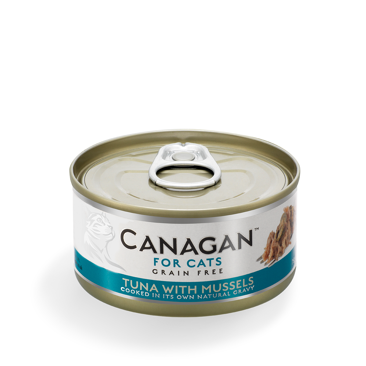 Canagan Grain Free Cat Wet Food Tuna with Mussels．75g【Original Box of 12 Cans】