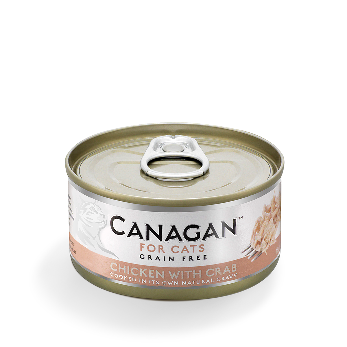 Canagan Grain Free Cat Wet Tuna with Crab．75g【Original Box of 12 Cans】