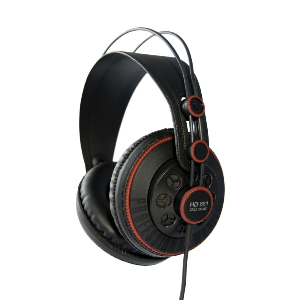 Superlux Superlux / HD681系列 半開放式全罩監聽耳機(紅/白/黑) 第 2 張圖片｜三峽錄音 / 音響