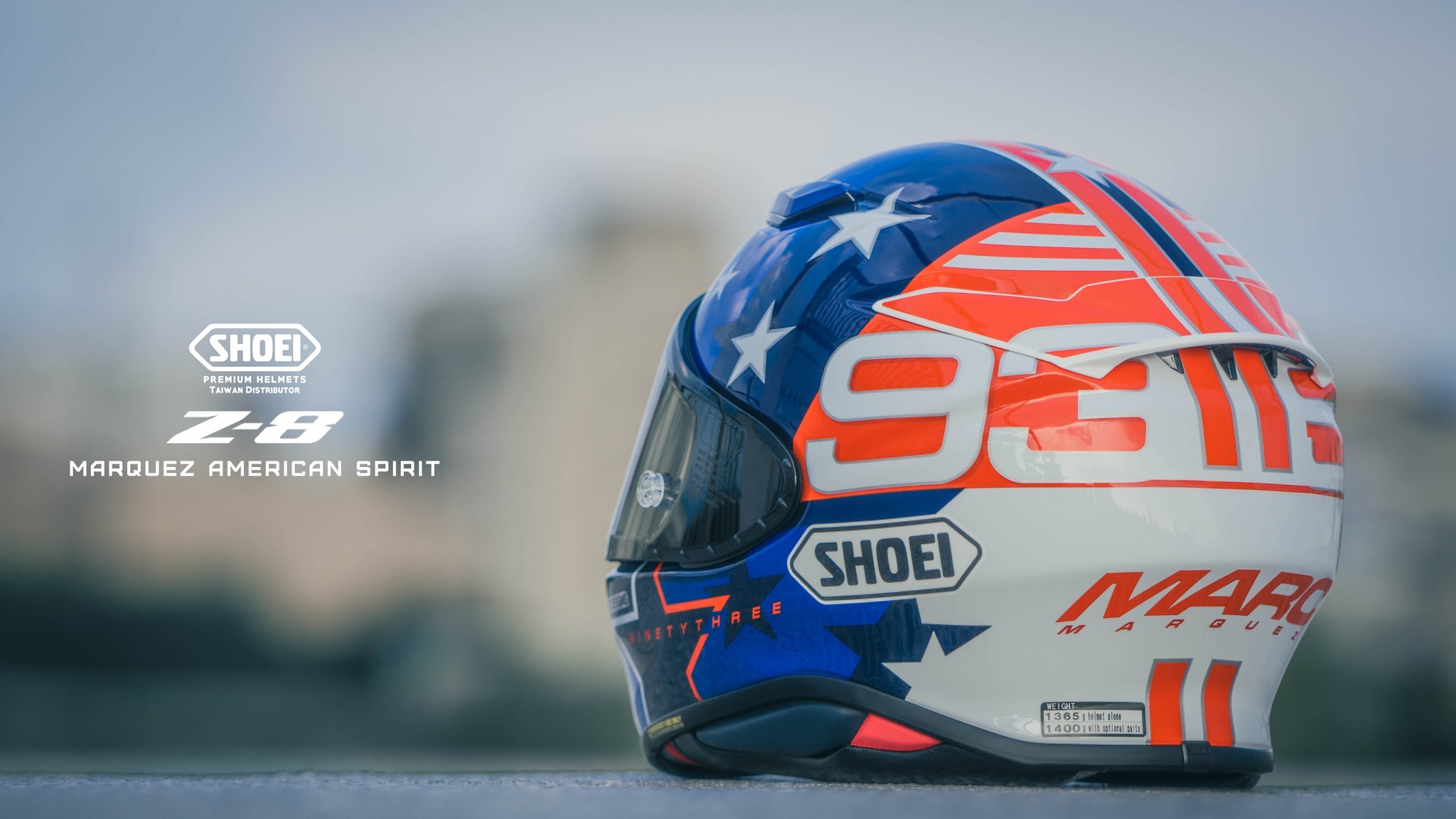 SHOEI Z-8 MARQUEZ AMERICAN SPIRIT 全罩