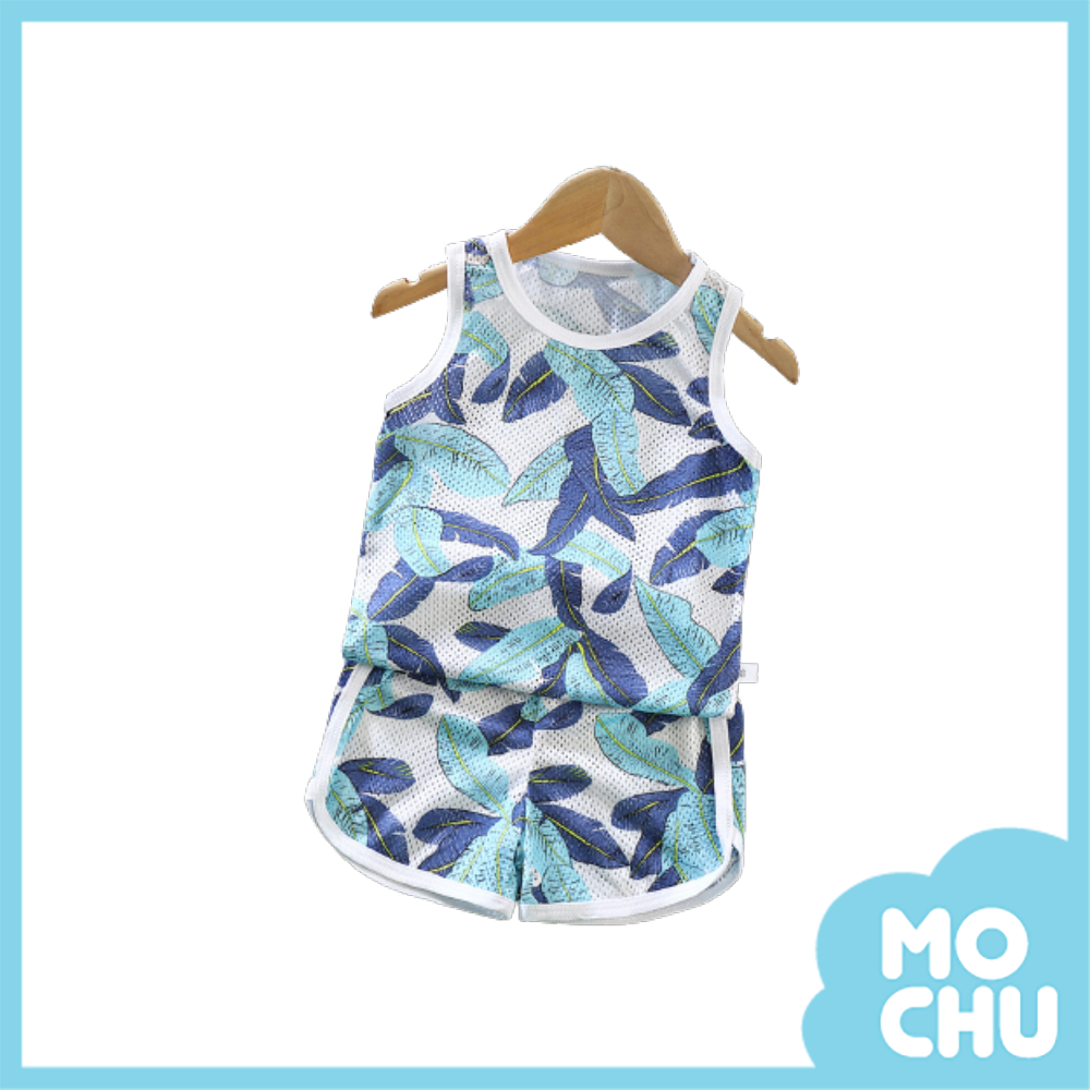 輕柔羽毛鏤空背心套裝