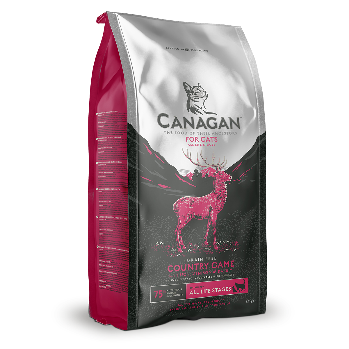 Canagan Dry Cat Food Country Game 1.5kg/4kg