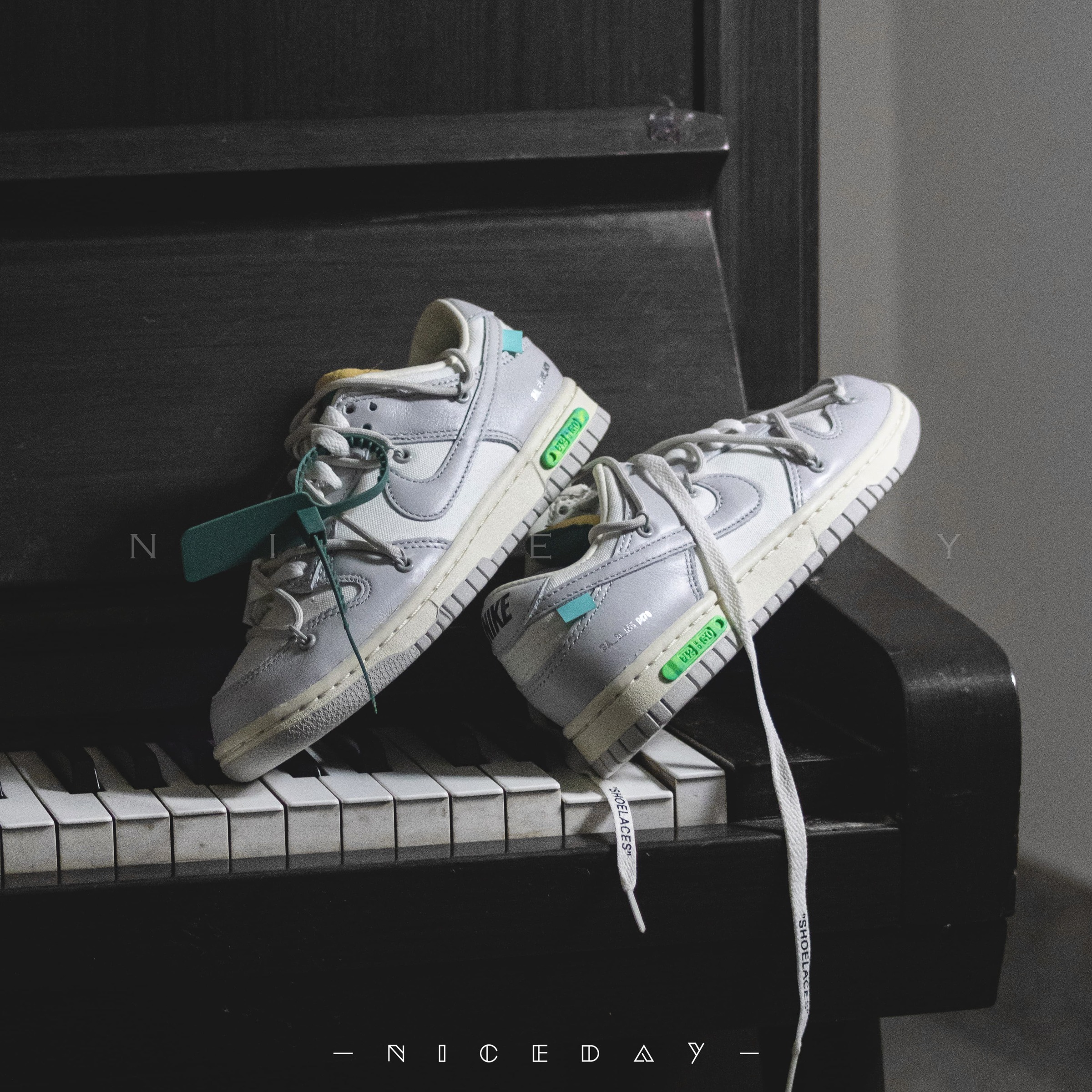 NiceDay 代購 Off-White™ x Nike Dunk Low THE50 NO.42 灰白 男女尺寸 DM1602-117