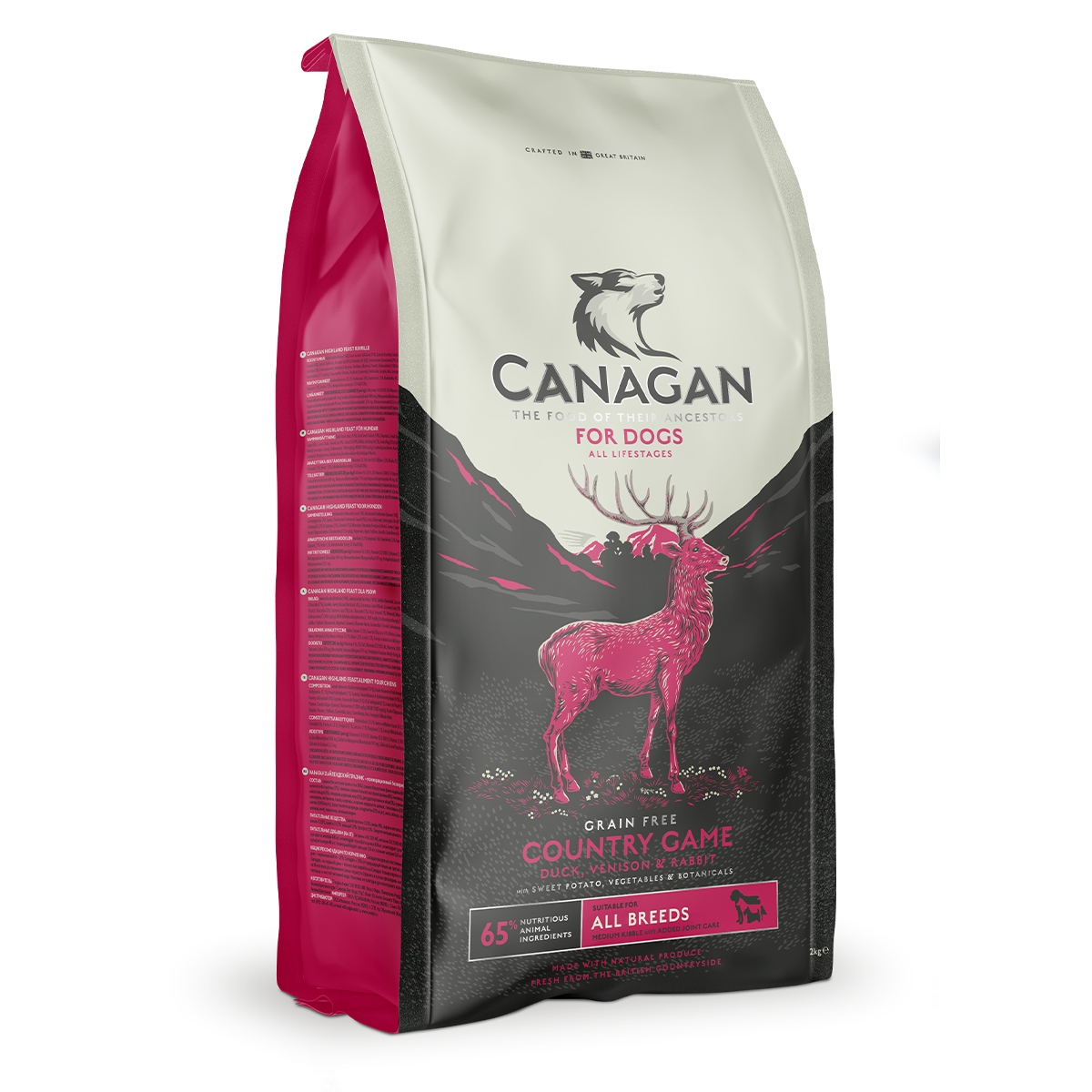 原之選 無穀物田園野味鴨+鹿+兔肉全犬標準糧