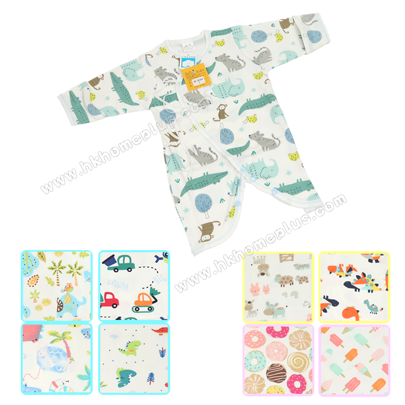 Koma Land: 嬰兒雙面長袖綁繩蝴蝶衣