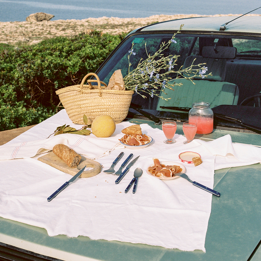 SABRE | Bistrot 復古酒館鈕扣系列 | 24件組 | 亮面 | 寶石藍