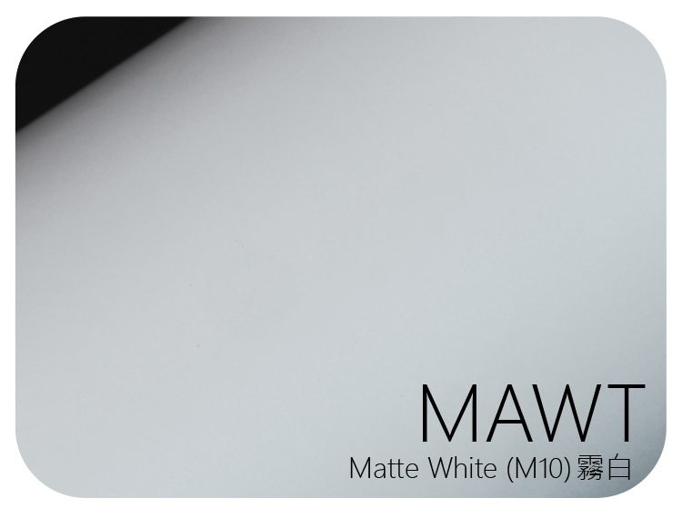 LIFE+GUARD MAWT (M10) Matte White 霧白 風格貼膜樣式，適用於相機、鏡頭與 3C 裝置表面保護與風格打造