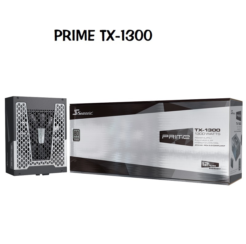 米特3C數位–Seasonic 海韻 PRIME TX-1300/TX-1600 ATX 3.0 鈦金全模組電源