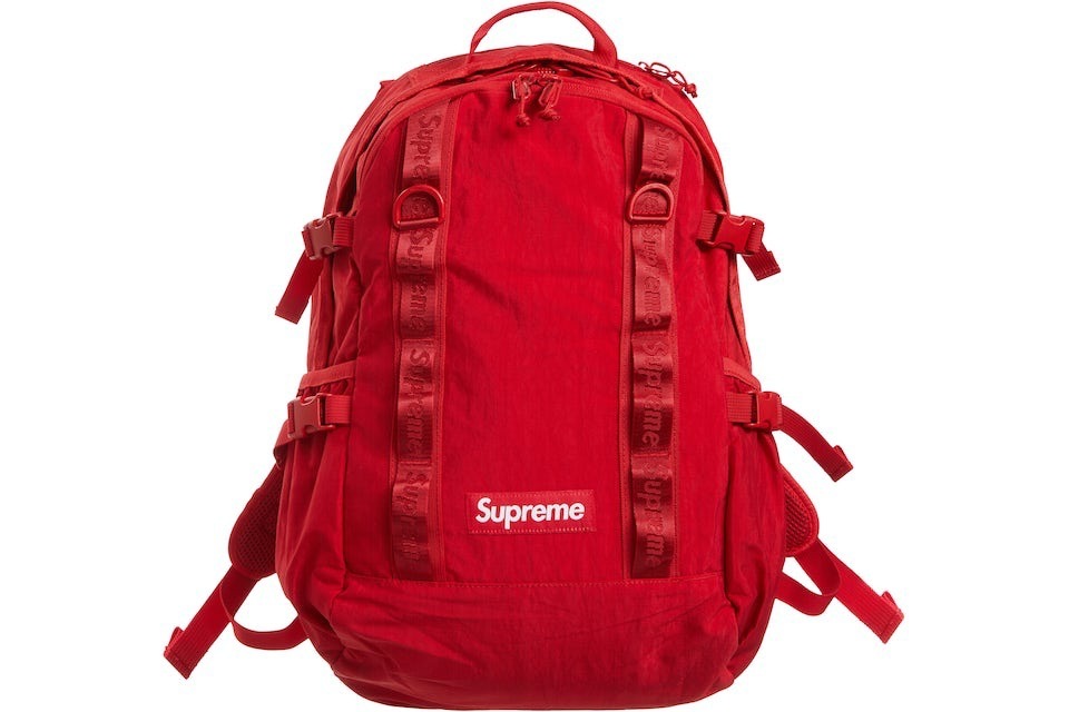 現貨┃Supreme 20FW 49th Backpack Red Black Leopard 黑色 紅色 豹紋 尼龍 後背包