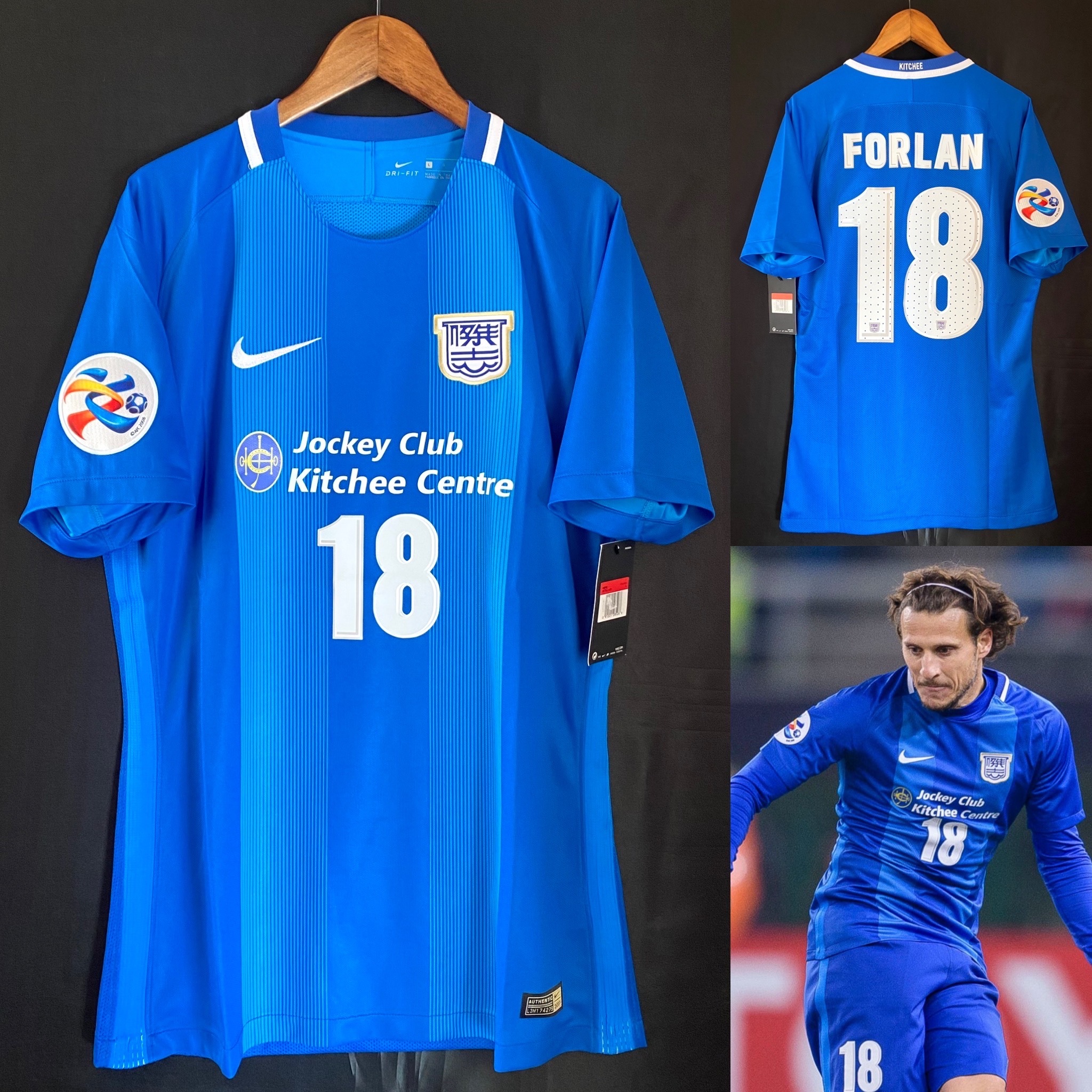 Kitchee 2017-2018 ACL Home authentic shirt #18 FORLAN