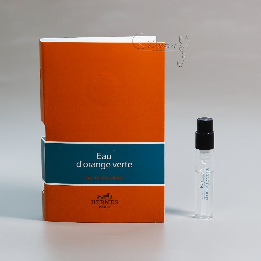 Hermes 愛馬仕橘綠之泉Eau d'orange verte 中性古龍水2mL 可噴式