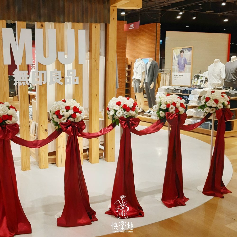 剪綵▪【客製】造型鮮花綵柱訂做