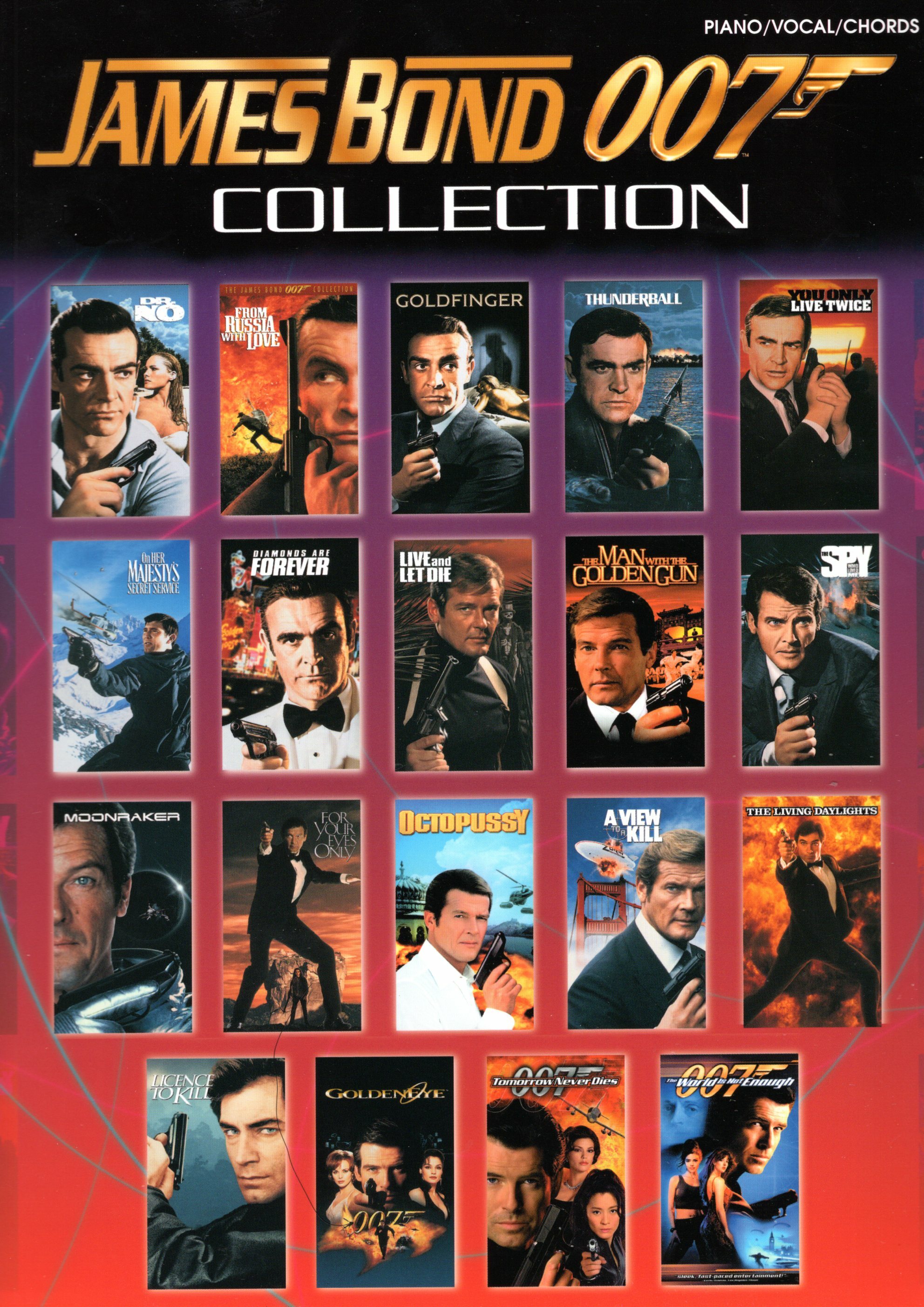 《詹姆士·龐德樂譜集》附精美內頁