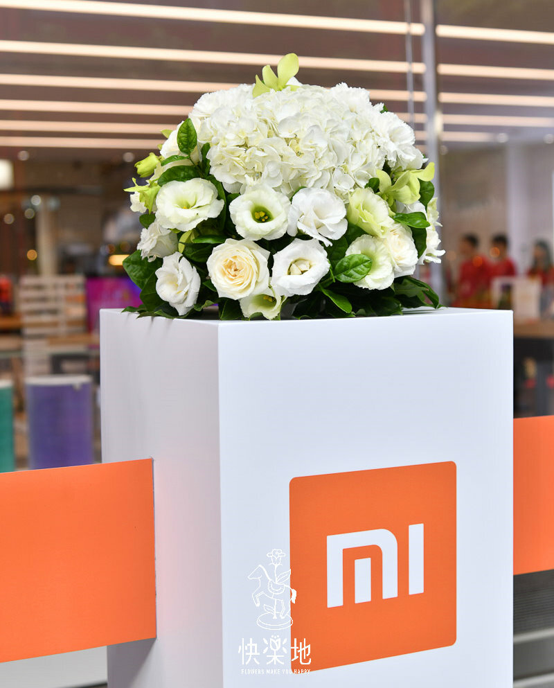 剪綵▪【客製】特殊造型鮮花綵柱訂做