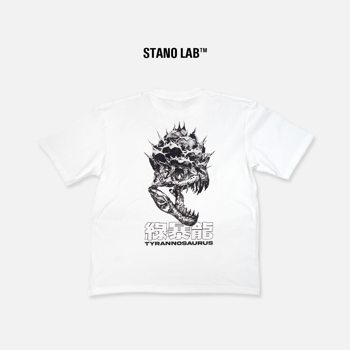 Tyrannosaurus graphic-print T-shirt (white)