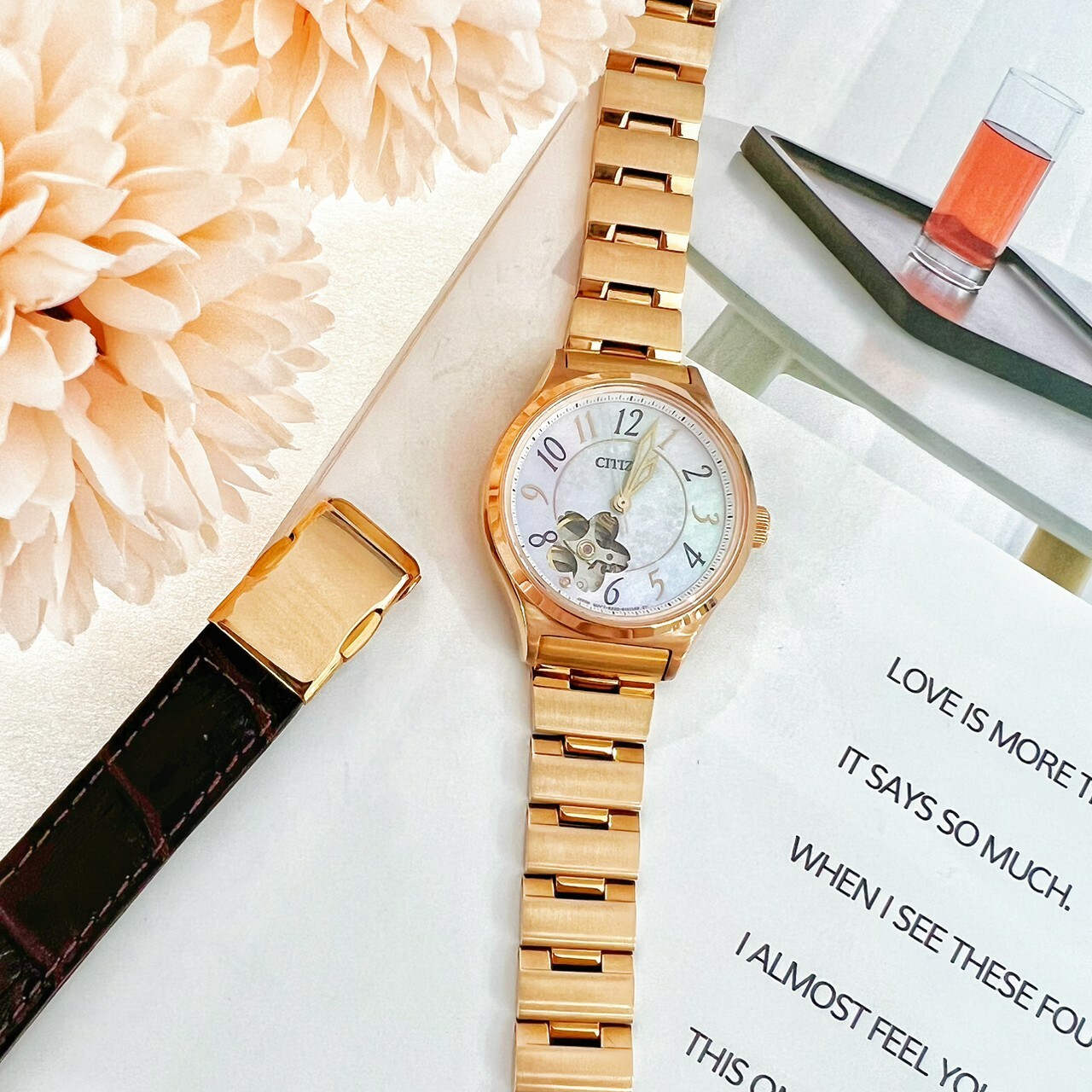 【CITIZEN 星辰】春季櫻花限定機械錶 PC1007-65D 34mm 現代鐘錶