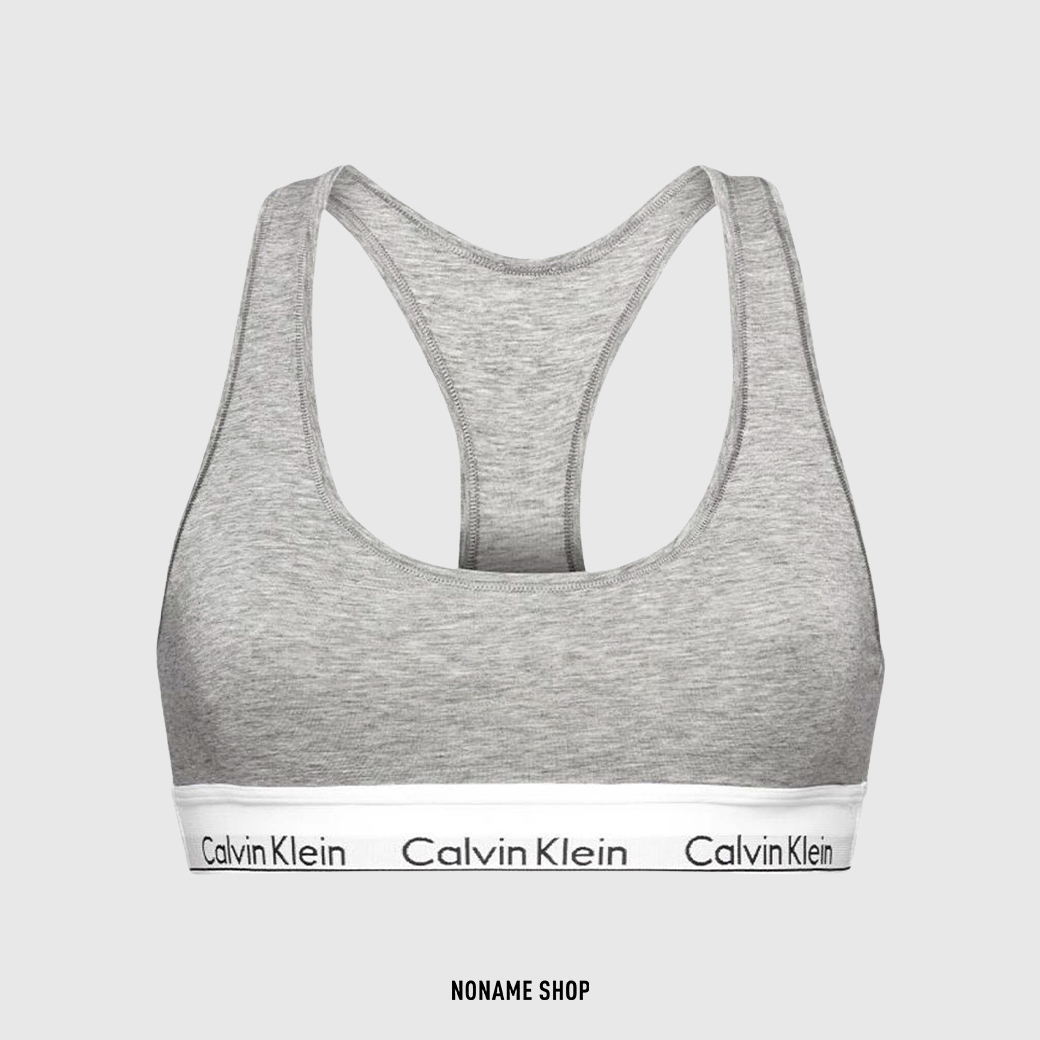 Calvin Klein CK Modern Cotton Bralette Jennie 同款 彈性 Y型 無鋼圈 棉質 運動內衣 灰