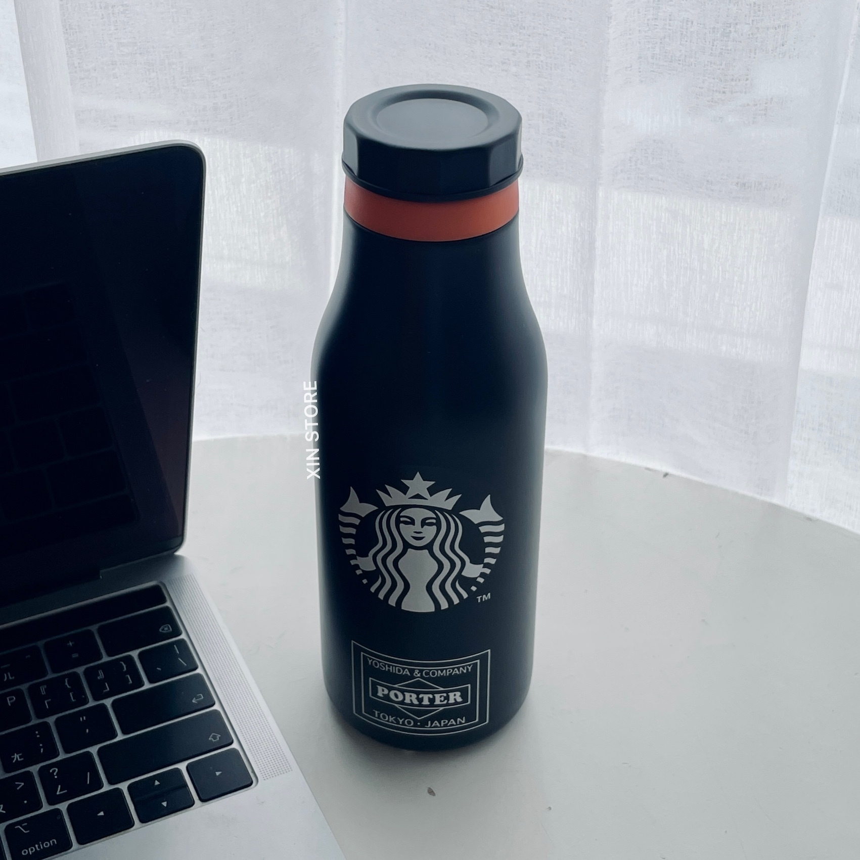 【現貨】Starbucks x Porter Tokyo 日本限定 不銹鋼 Logo 保溫瓶 473ml