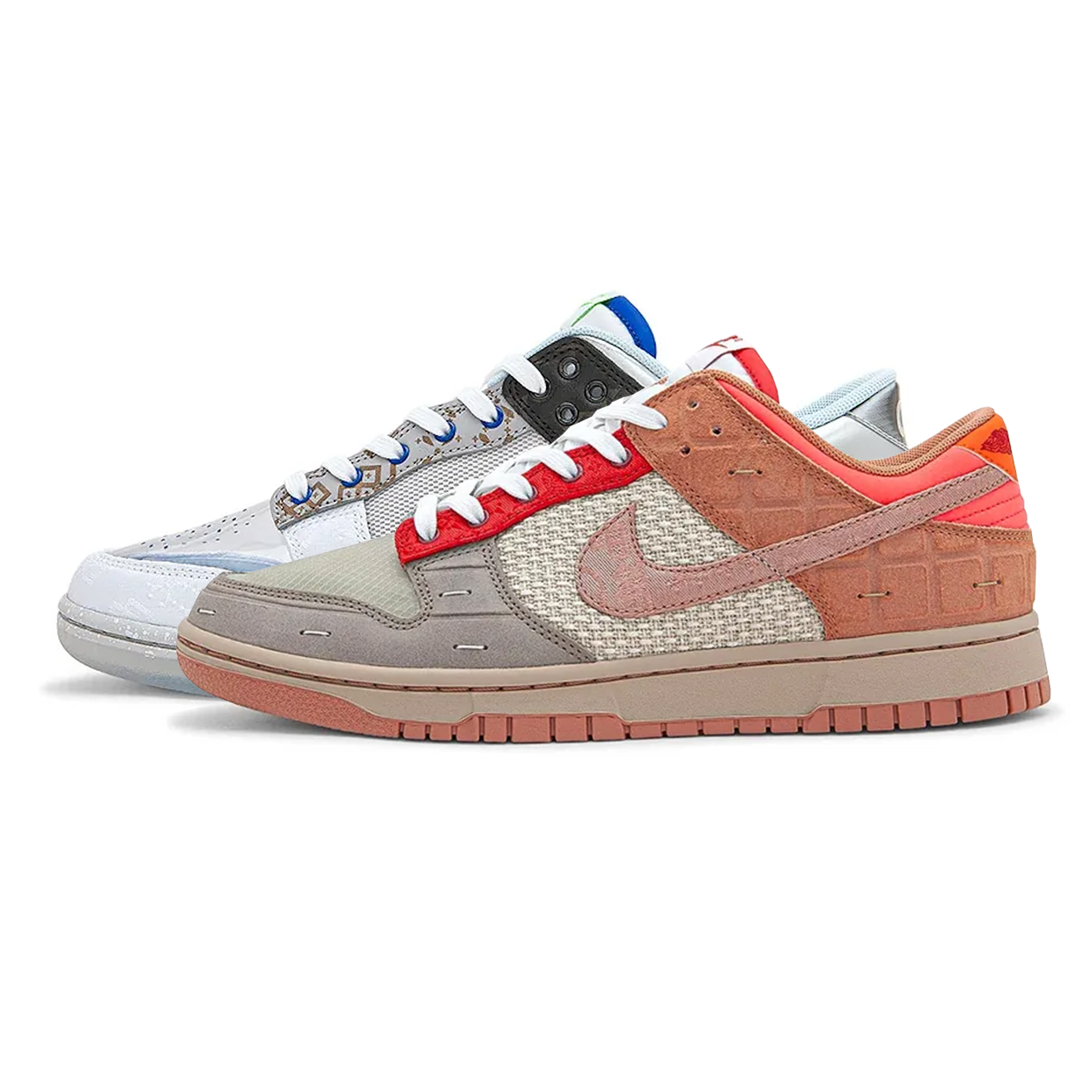 Clot x Nike Dunk Low SP ''What The ? CLOT '' 藍橘FN0316-