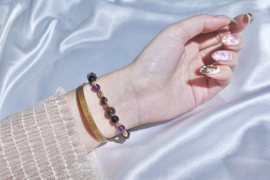 ☽◌*希吉亞的照護／紅幽靈．茶晶．紫水晶