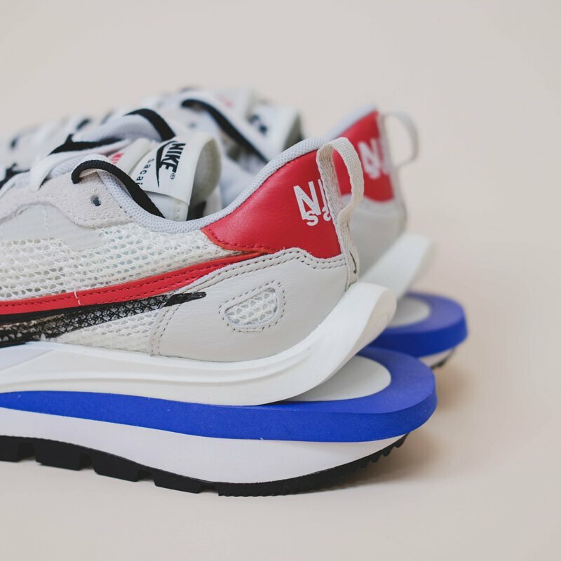 Nike VaporWaffle x Sacai 紅白藍 聯名 解構 雙勾 男女款