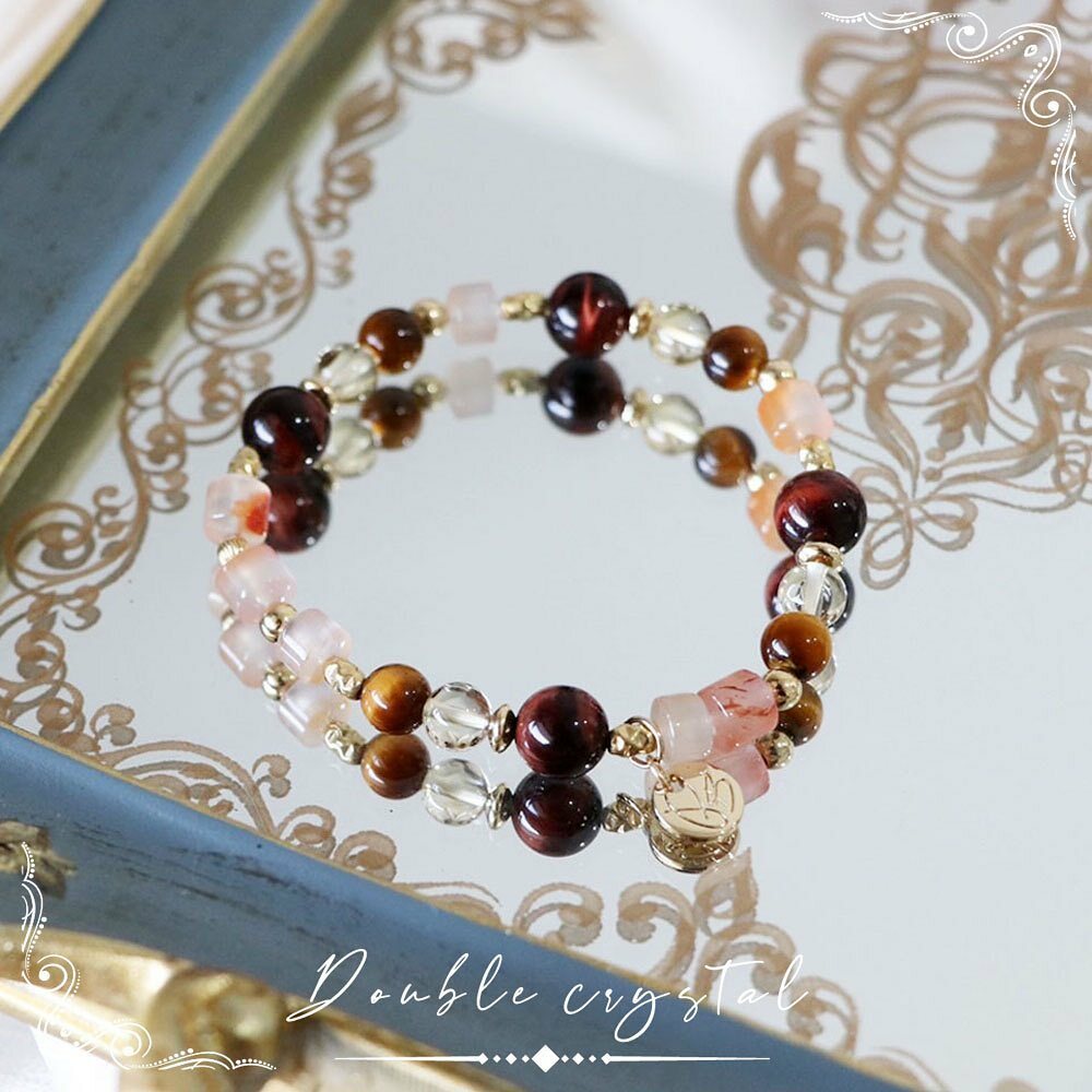 ☽◌*中世紀浪漫 ／紅虎眼．黃虎眼．冰飄南紅瑪瑙