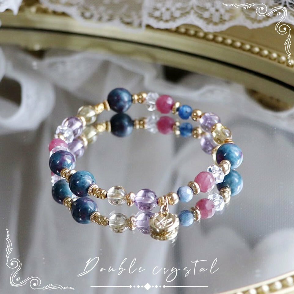 ☽◌*吉維尼的莫內花園／莫奈紅寶石花園、紅寶石、黃水晶、紫水晶