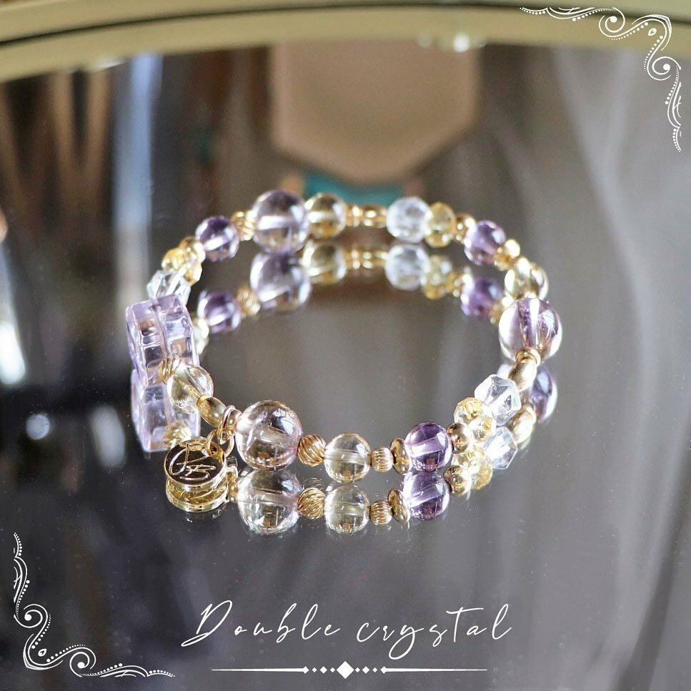 把貴人都留在身邊　傾世柔甜：紫黃晶．紫水晶．黃水晶