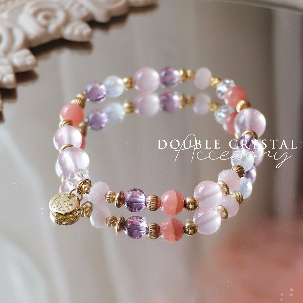 正緣和貴人正在接近妳！　全糖微冰：高品星光莫桑粉晶．紅紋石．紫水晶．月光石