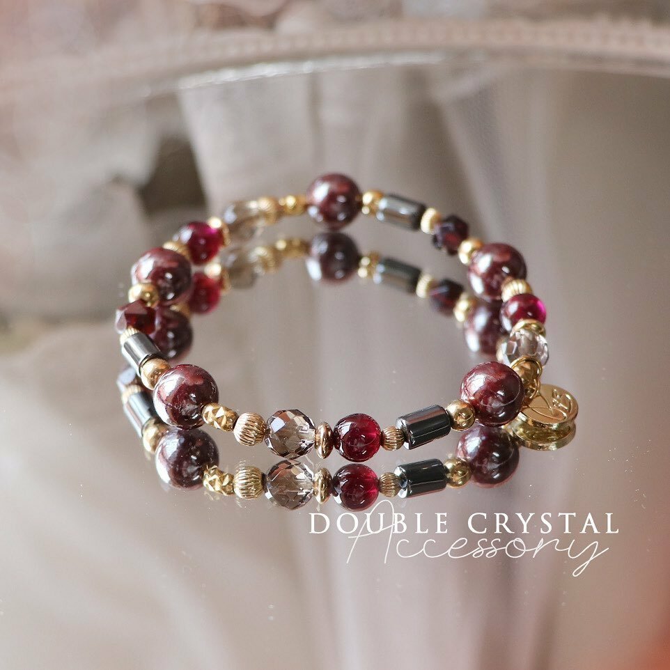 無敵避邪 護身熱款 梵卡祈安之舞：硃砂．紫牙烏．石榴石．茶晶