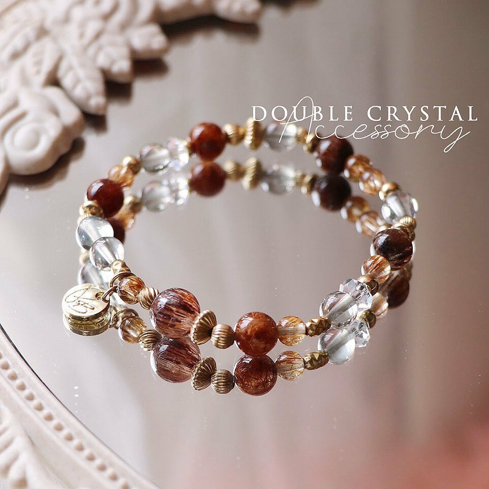 ☽◌*權力之爭／紅銅鈦．高品安德森長石．異變銅髮晶