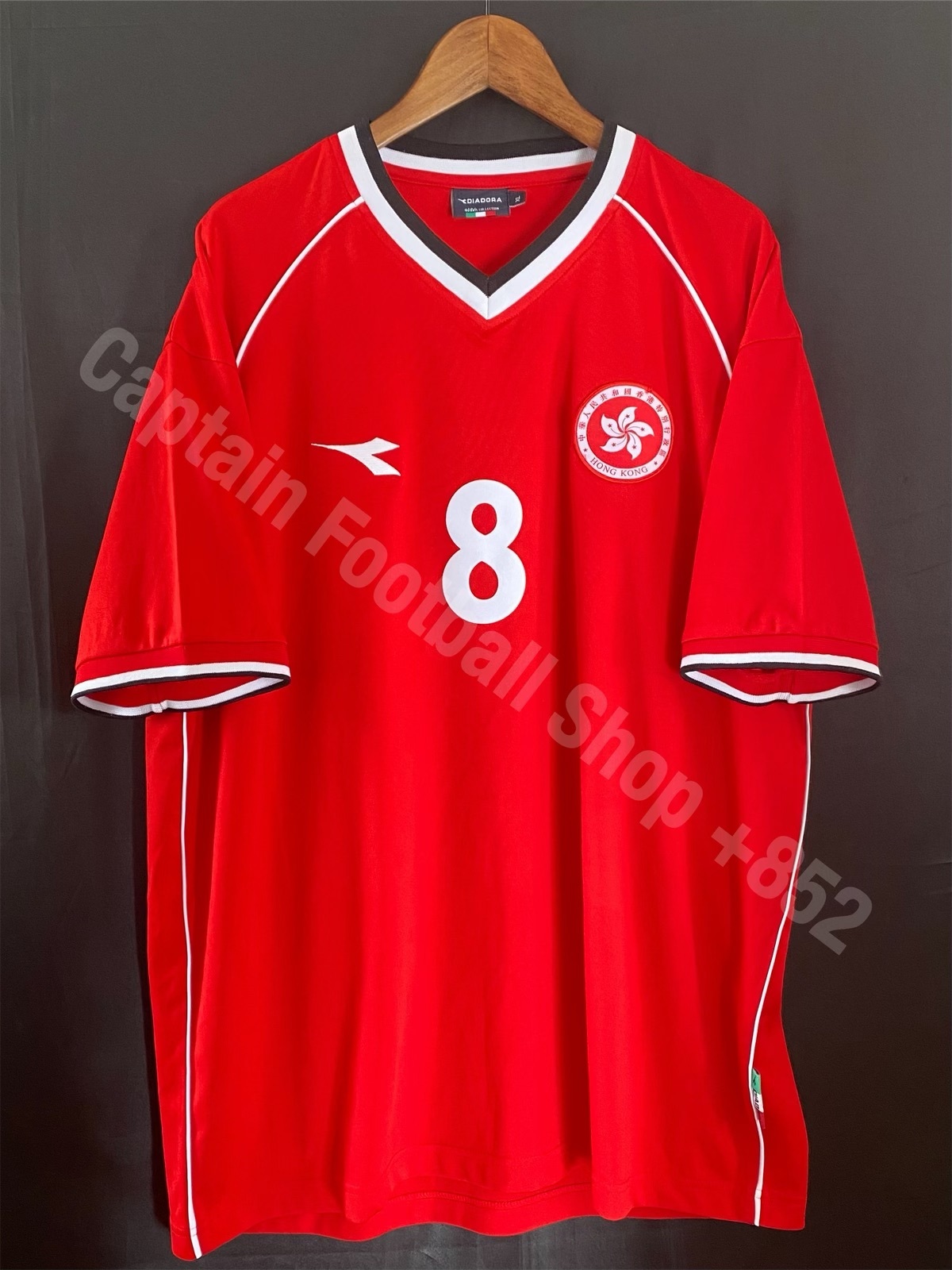 Hong Kong Football Team 2002-2003 Diadora Home shirt #8