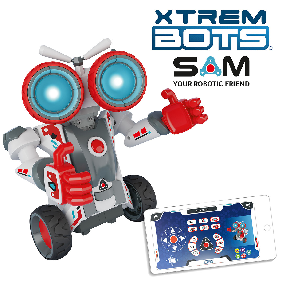 XTREM-BOTS搖控機械人系列-組裝程式機器人 SAM
