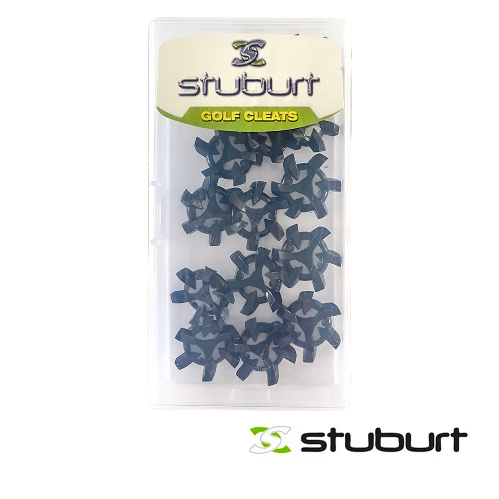 【 Stuburt 】高爾夫鞋釘（黑）| 14入