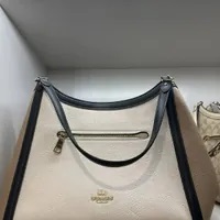 [S] COACH C6828 KRISTY COLORBLOCK SHOULDEER BAG,IM/CHALK MULTI, 195031395529 (SCO315)