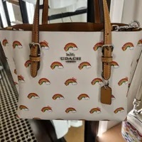 [S] COACH CK373 RNBW MOLLIE 25,SV/CHALK MULTI, 195031932694 (SCO331)