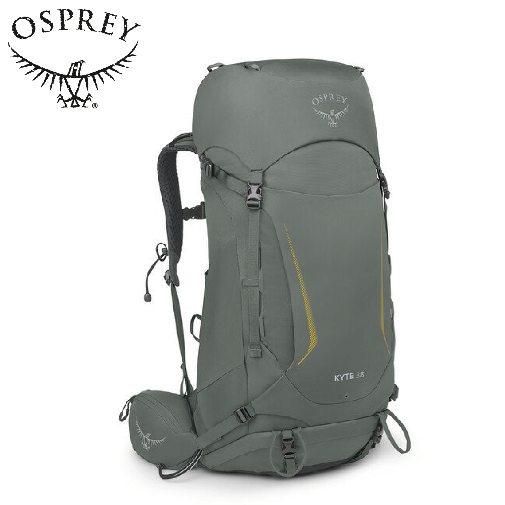 Osprey Kyte 38L 洛基溪綠 M/L 登山背包 穩定/後背/登山/健行 72OS004795