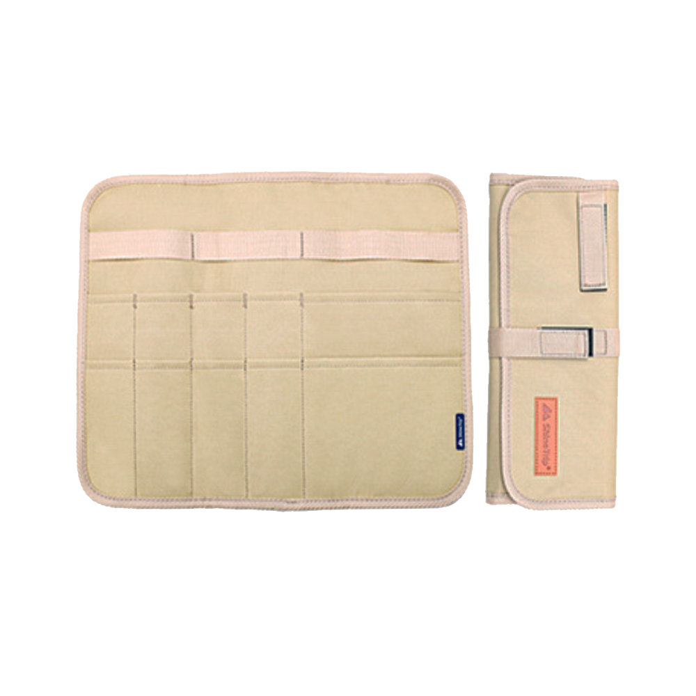 #【元氣熊】可掛式多用途炊具收納包/沙色