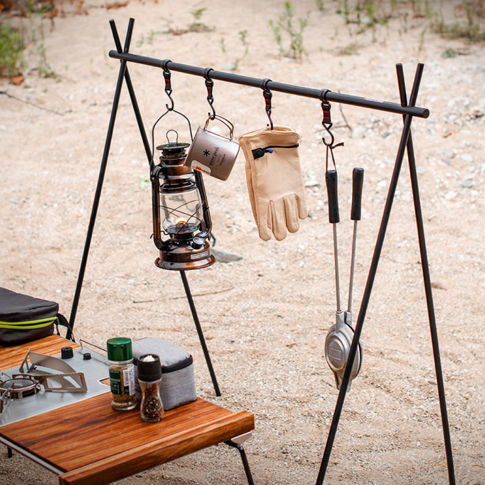 #元氣熊 鋁合金摺疊三角置物掛架 大/小